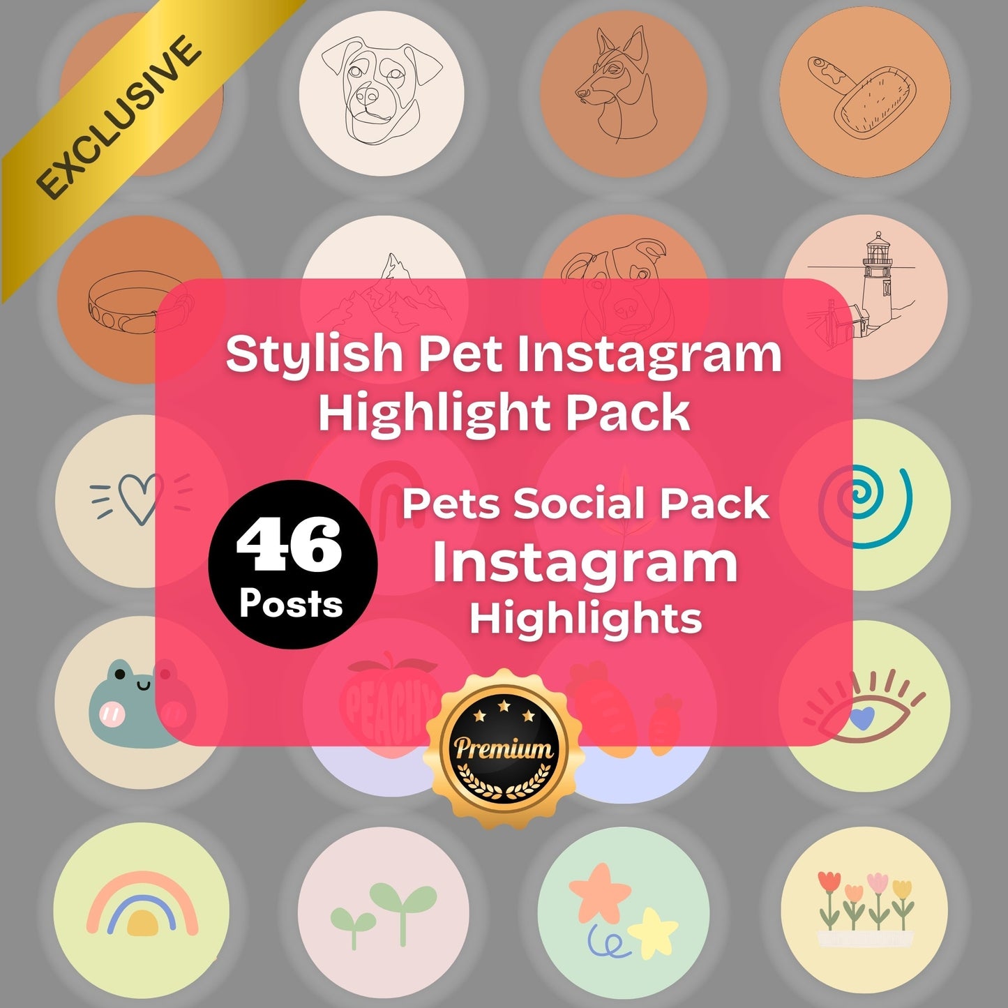 Grab 320+ Ready to Post Instagram Templates Today - Unleash Your Pet Brand! ๐ถ
