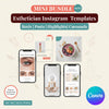 110+ Makeup Artist Content Starter Pack: Essential Instagram Templates for MUAs (Posts, Stories, Carousels & Highlights)