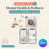 150+ Wellness Mini Kit: Mental Health Canva Templates for Instagram Posts, Reels, Carousels & Highlights | Just Edit & Post!