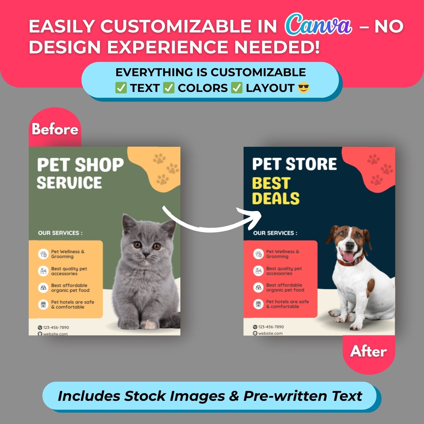 110+ Budget Boost Pet Templates: Reels, Posts, Carousels & Highlights for Instant Download