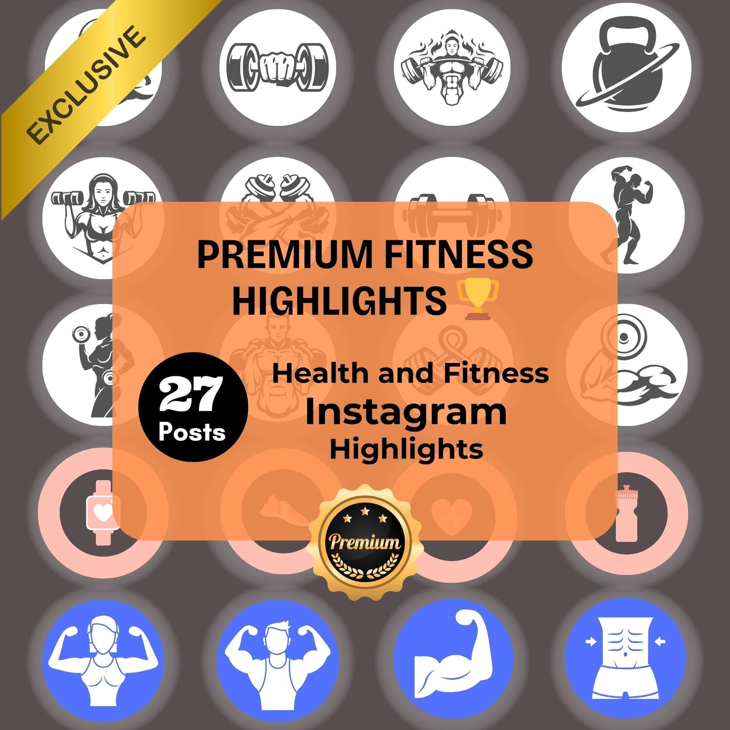 300+ Health and Fitness Canva Templates to Grow Your Instagram – Just Edit & Post! 🏋️🚀