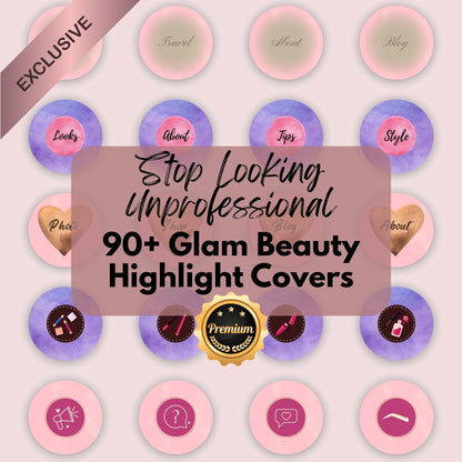 250+ PLR Makeup Artist Instagram Canva Templates | Editable Posts, Stories, Carousels, Highlight Icons, Social Media Content for MUAs 💄
