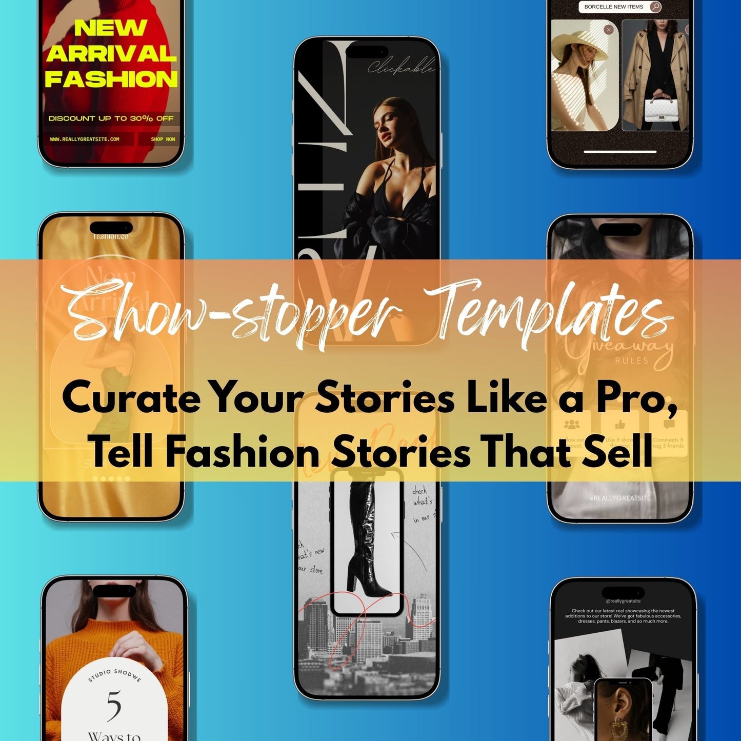 PLR Fashion Instagram Canva Templates | 135+ Editable Posts for New Arrivals, Sales, Collections, & More | Aesthetic Feed in Warm Hues
