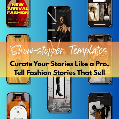PLR Fashion Instagram Canva Templates | 135+ Editable Posts for New Arrivals, Sales, Collections, & More | Aesthetic Feed in Warm Hues