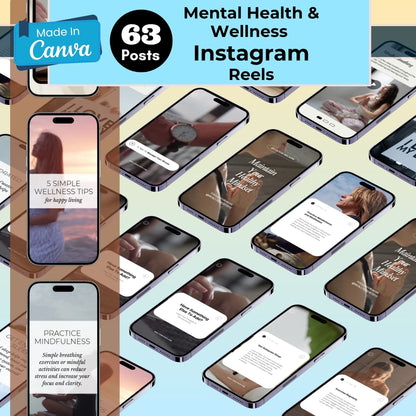 380+ Instagram Templates to Grow Your Health & Wellness Brand – Just Edit & Post! 🌼